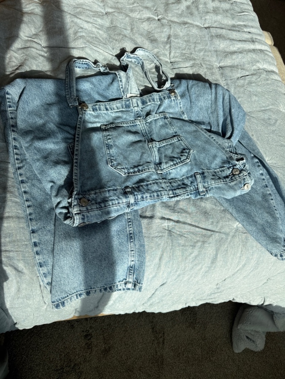 We The Free; FREE PEOPLE ZIGGY Denim Overalls